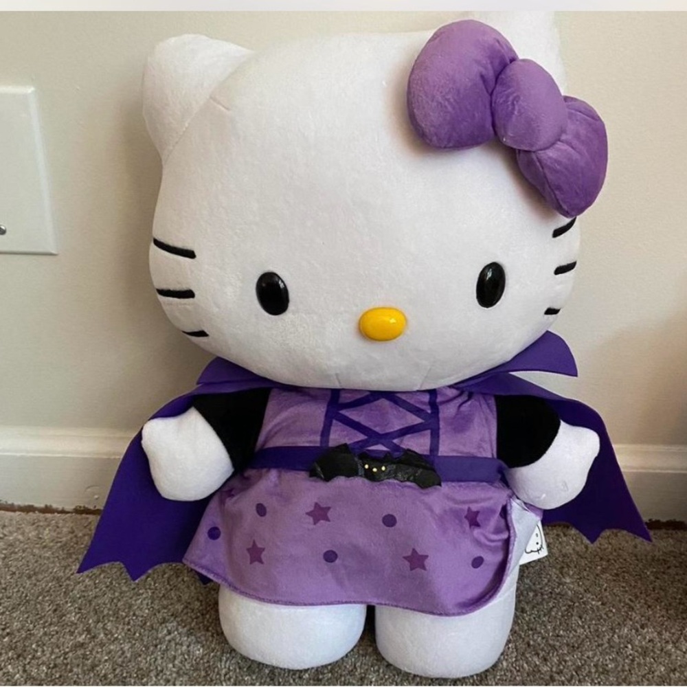 Purple Bow Hello Kitty Plush